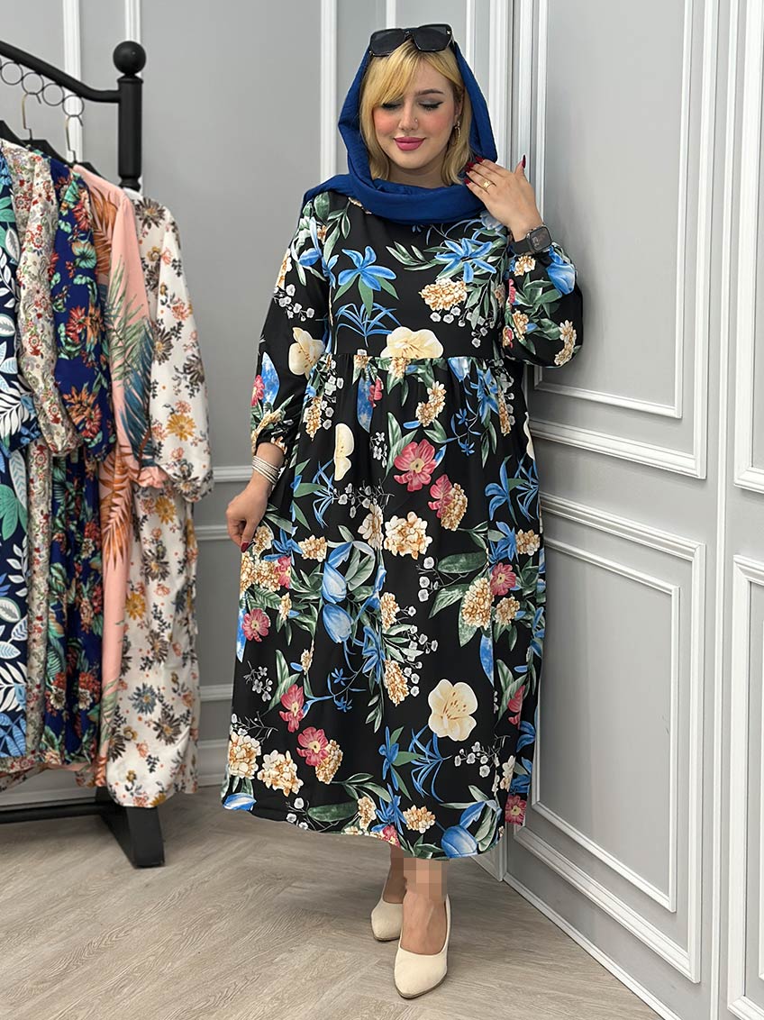 پیراهن نخی ریحانه 1