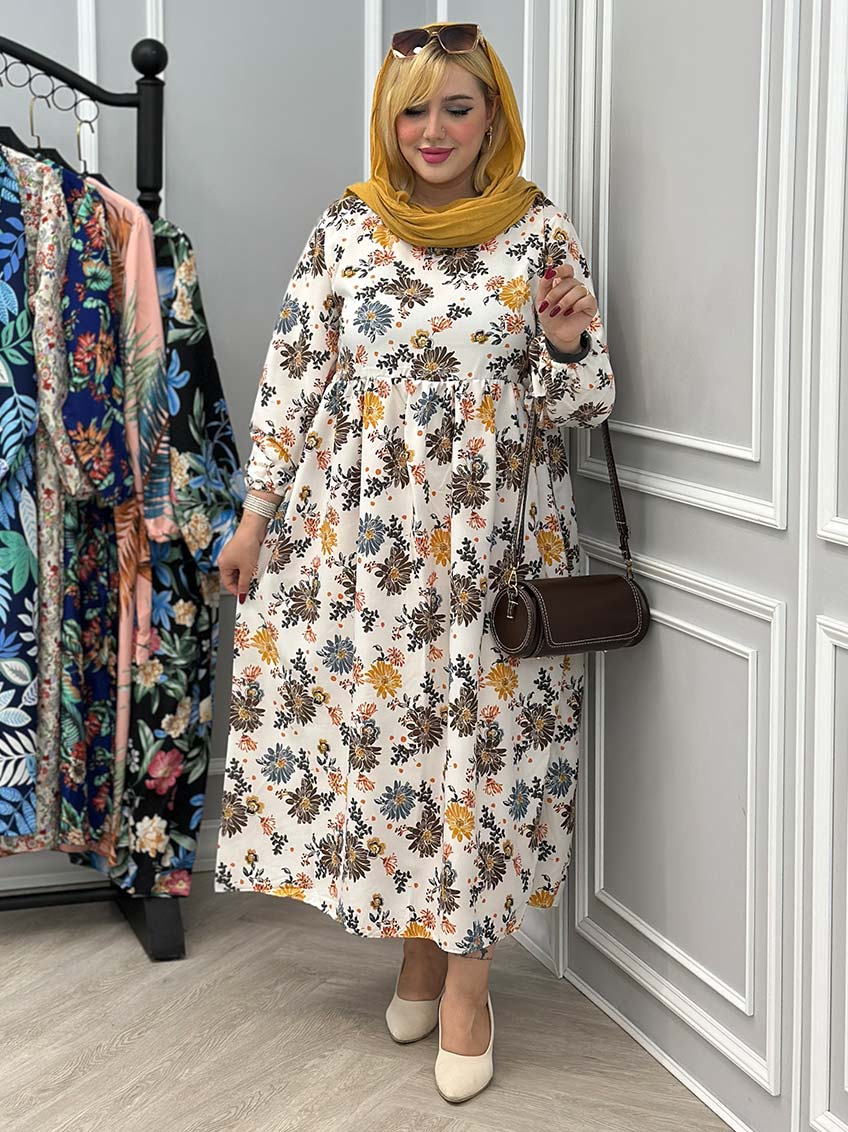 پیراهن نخی ریحانه 1