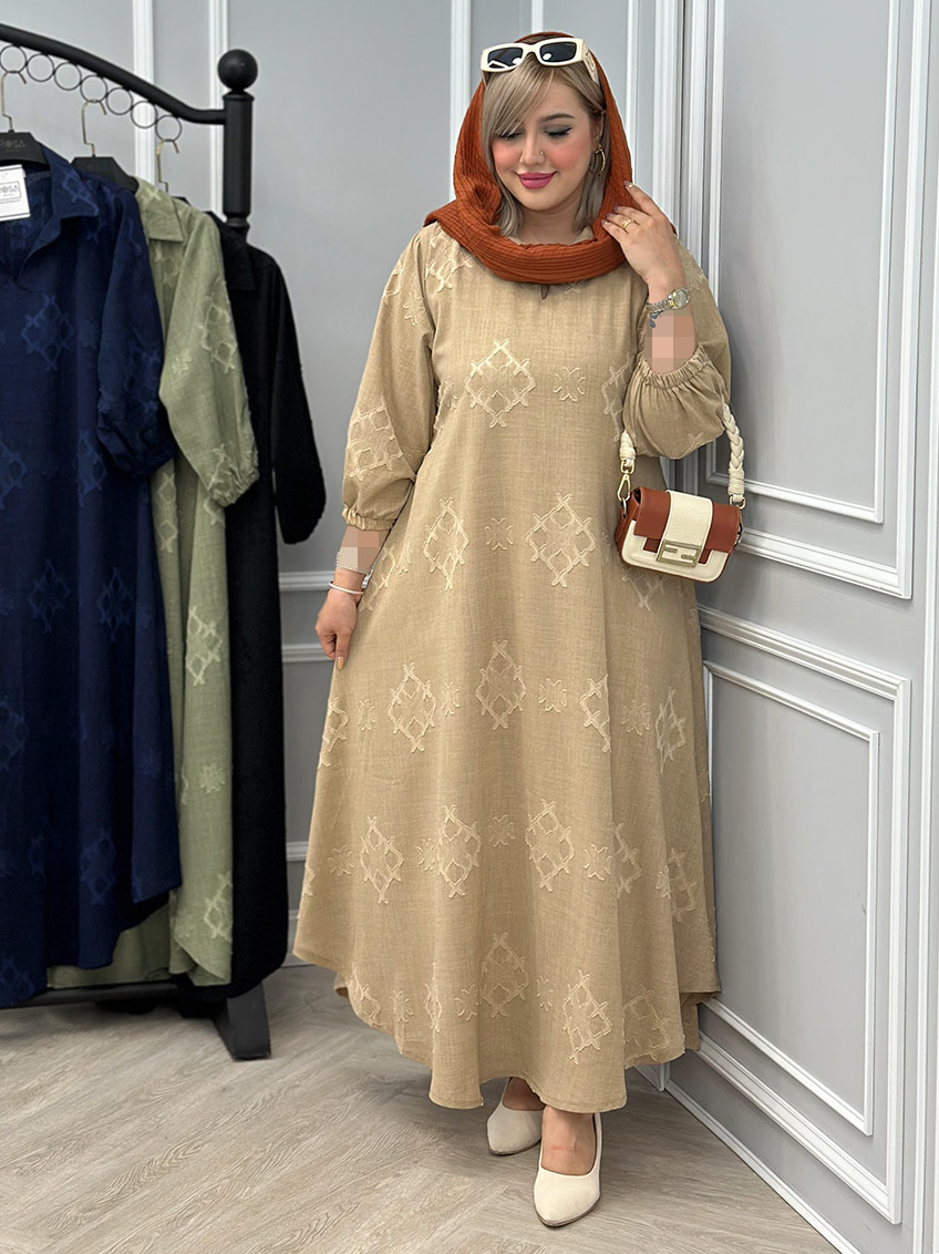 پیراهن نسکافه ای 1