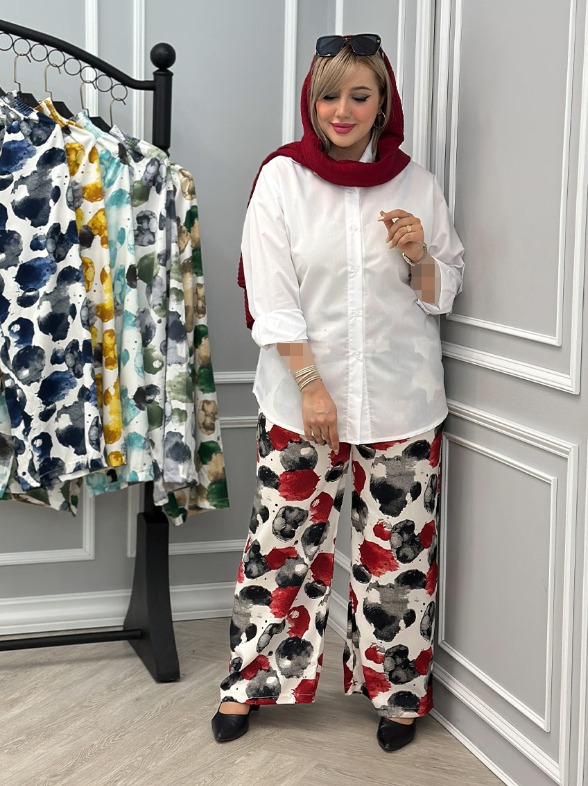 شلوار زرشکی 1