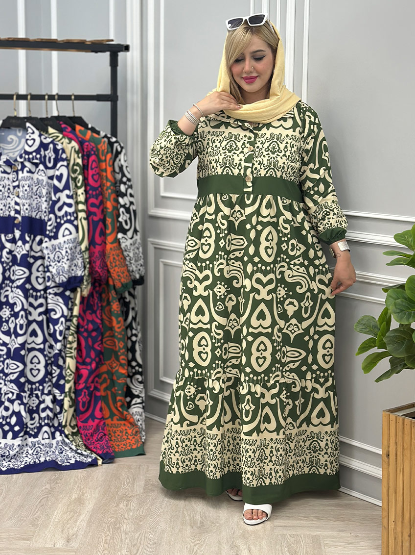 پیراهن زیتونی 1