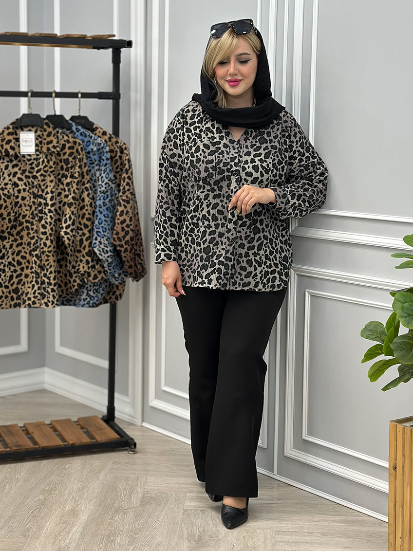 شومیز طوسی 1