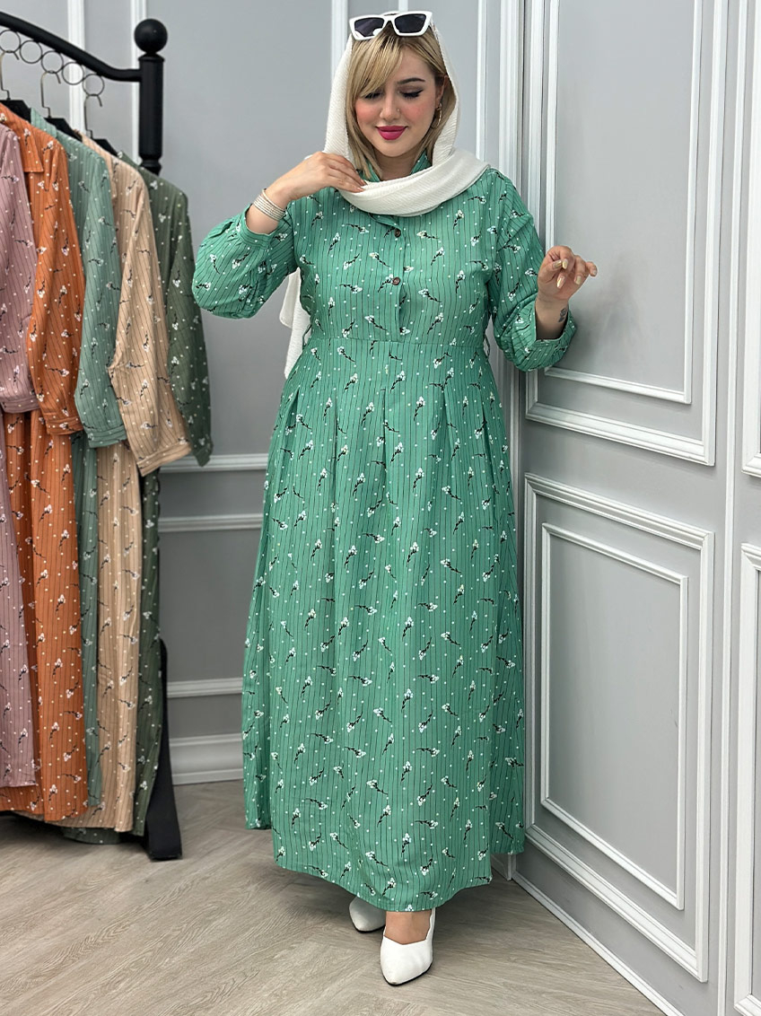پیراهن سبز آبی 1