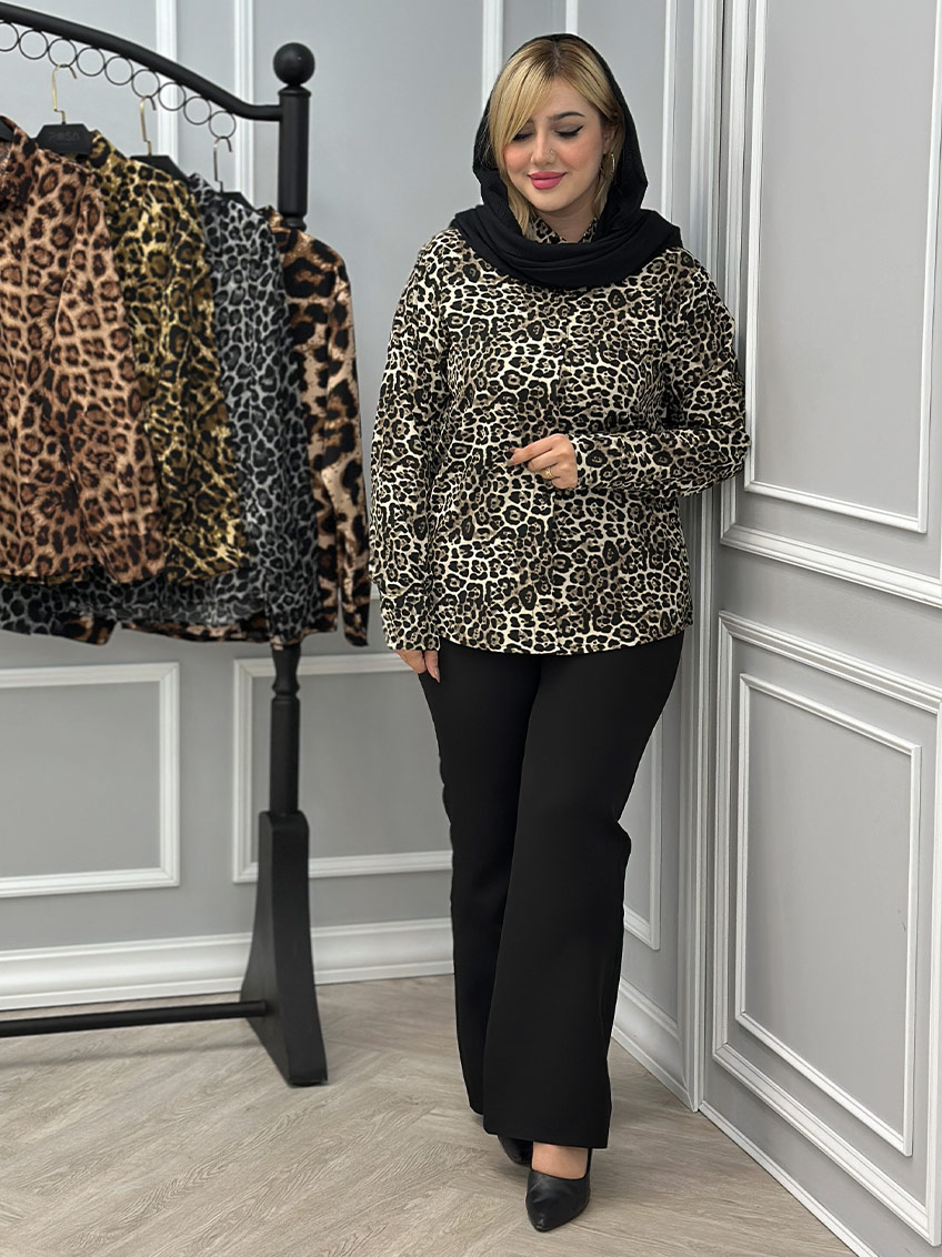 شومیز خاکی 1