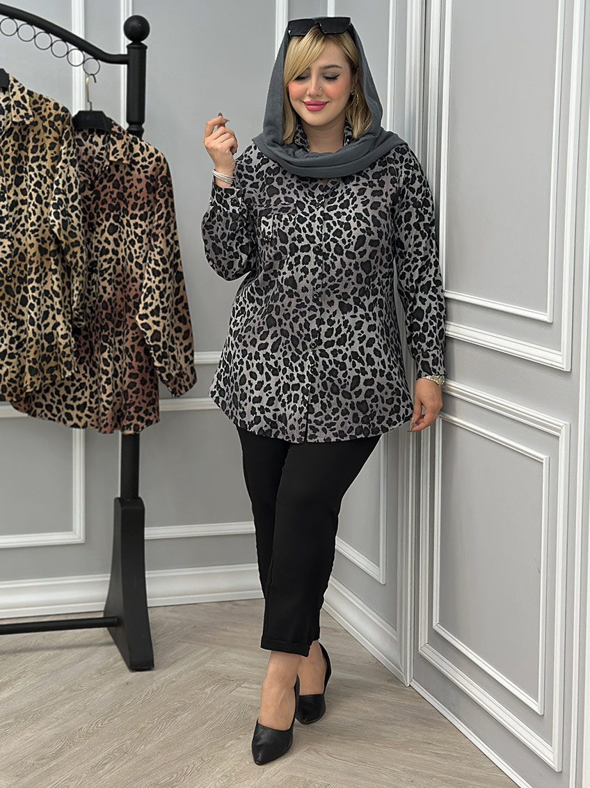 شومیز طوسی 1
