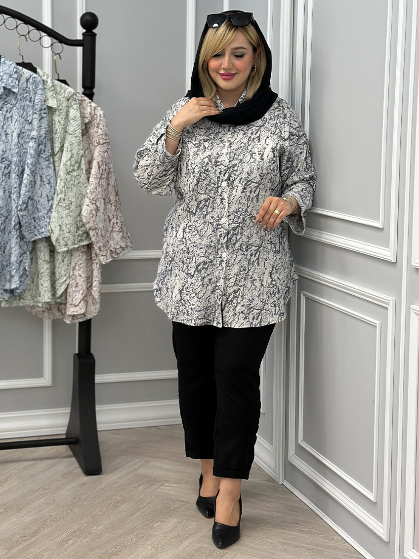 شومیز طوسی 1