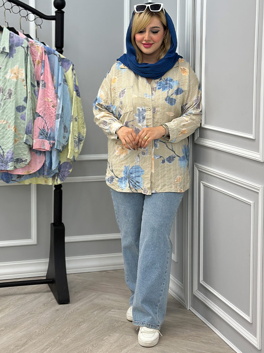شومیز خاکی 1
