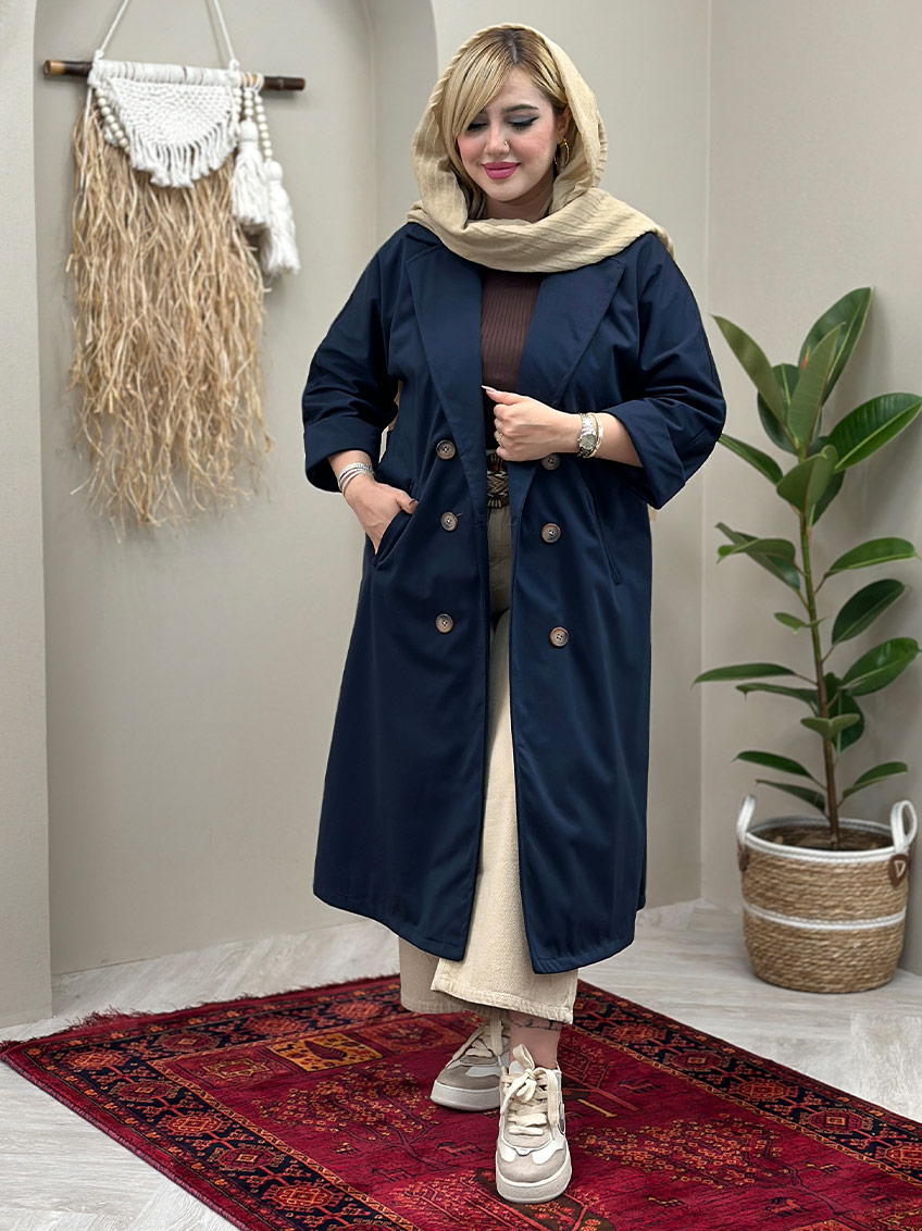 بارانی سرمه ای 1
