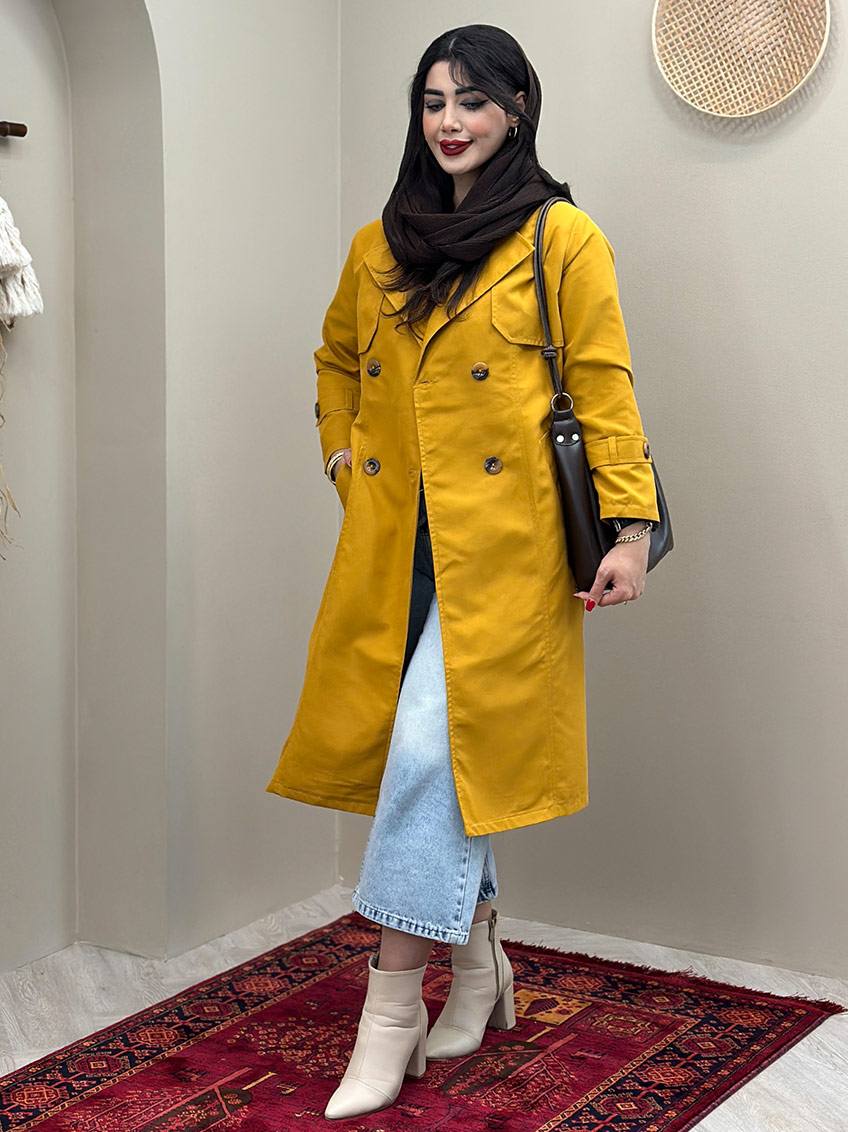 بارانی خردلی 1