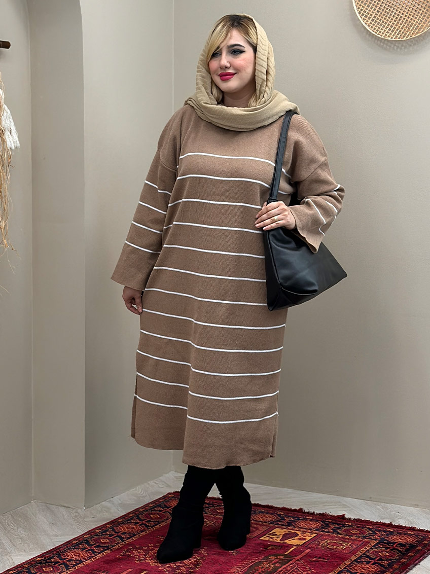 پیراهن نسکافه ای 1