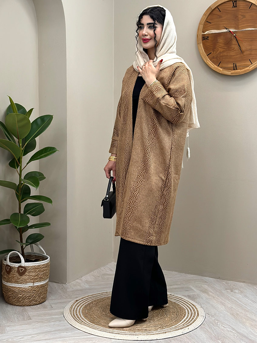 مانتو قهوه ای 1