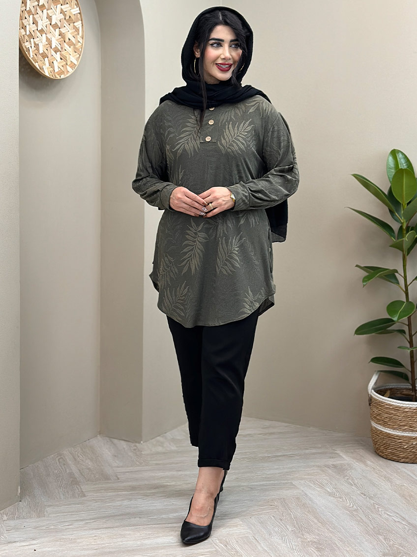شومیز زیتونی 1