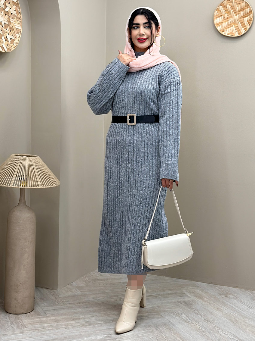 پیراهن طوسی روشن 1
