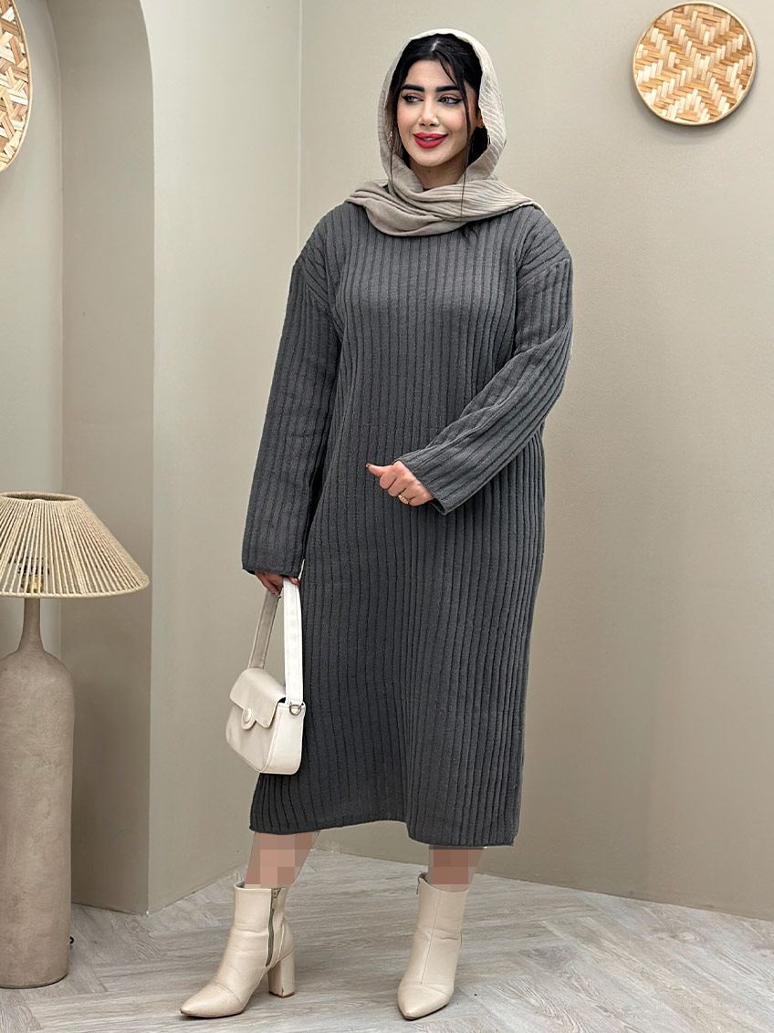 پیراهن طوسی تیره 1