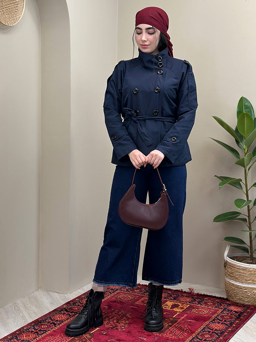 بارانی سرمه ای 1
