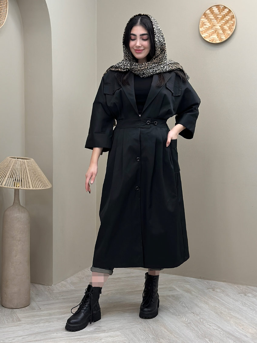 بارانی مشکی 1