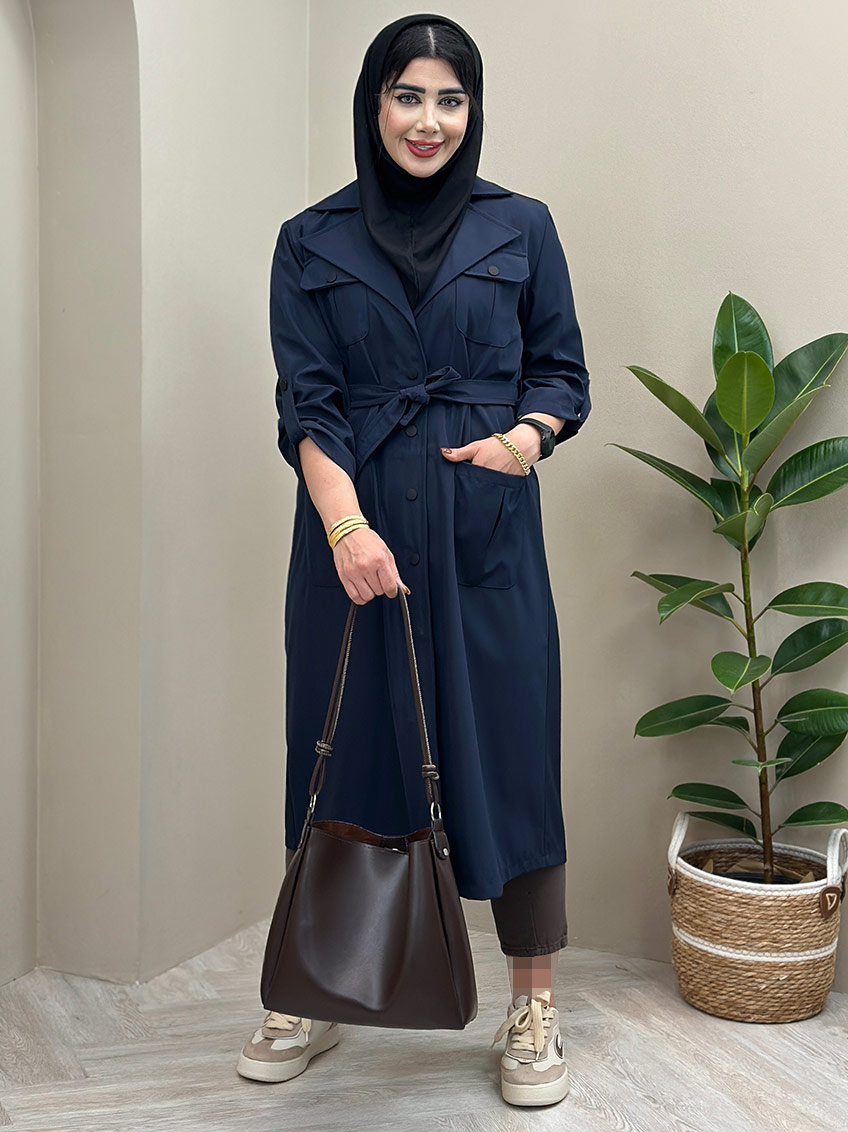 بارانی سرمه ای 1