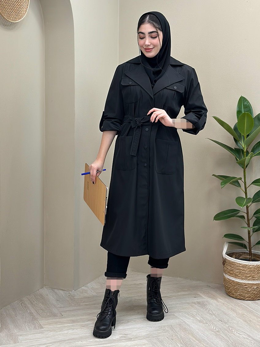 بارانی مشکی 1