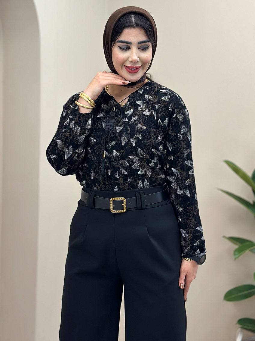 شومیز قهوه ای 1