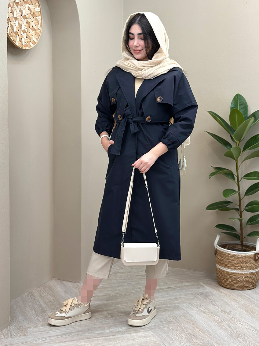 بارانی سرمه ای 1