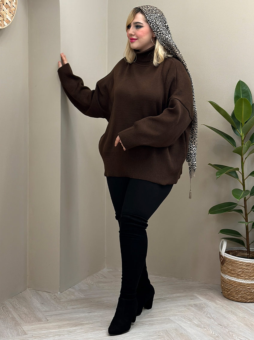 بلوز قهوه ای 1