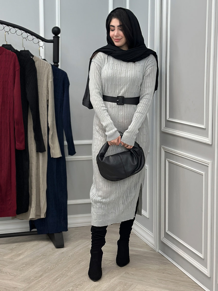 پیراهن طوسی روشن 1