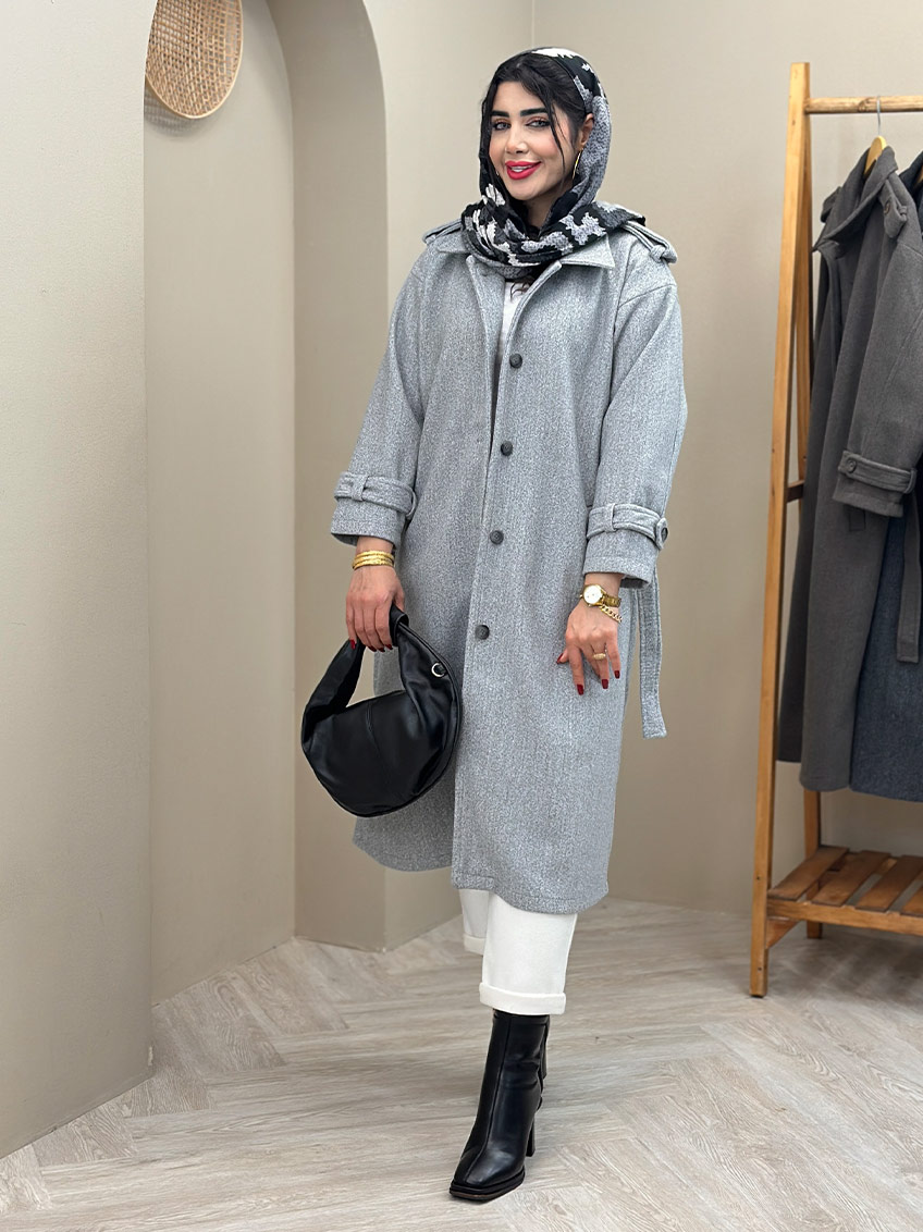 پالتو طوسی روشن 1