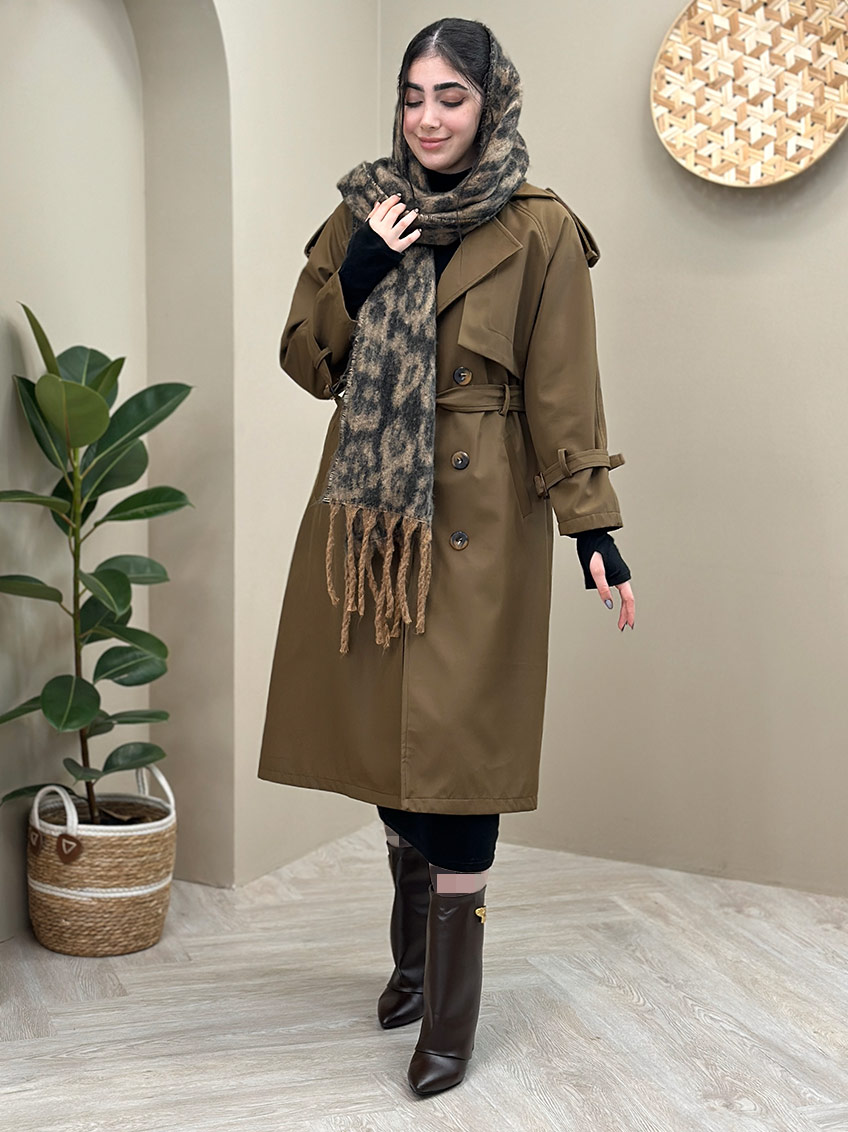 بارانی قهوه ای 1