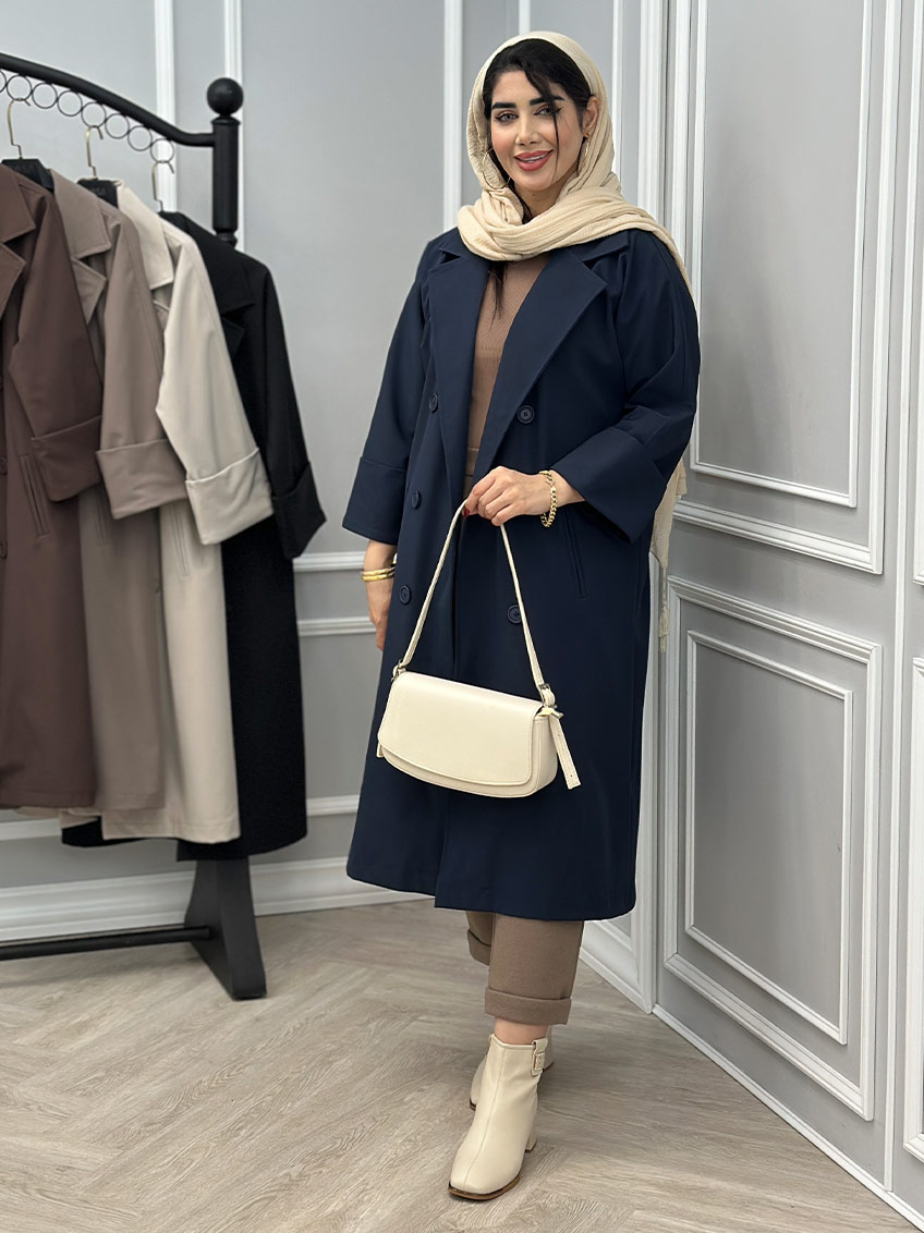 بارانی سرمه ای 1