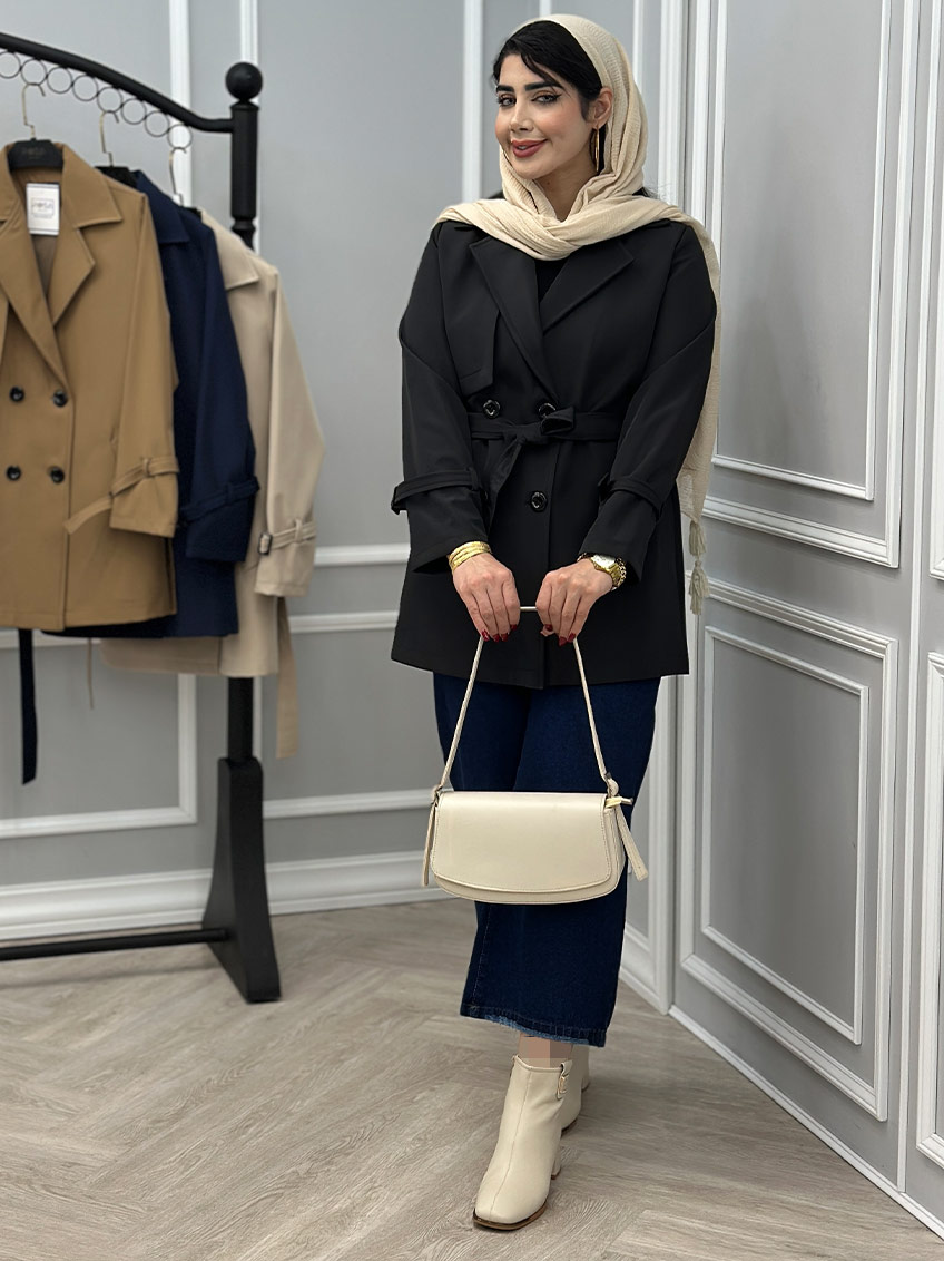 بارانی مشکی 1