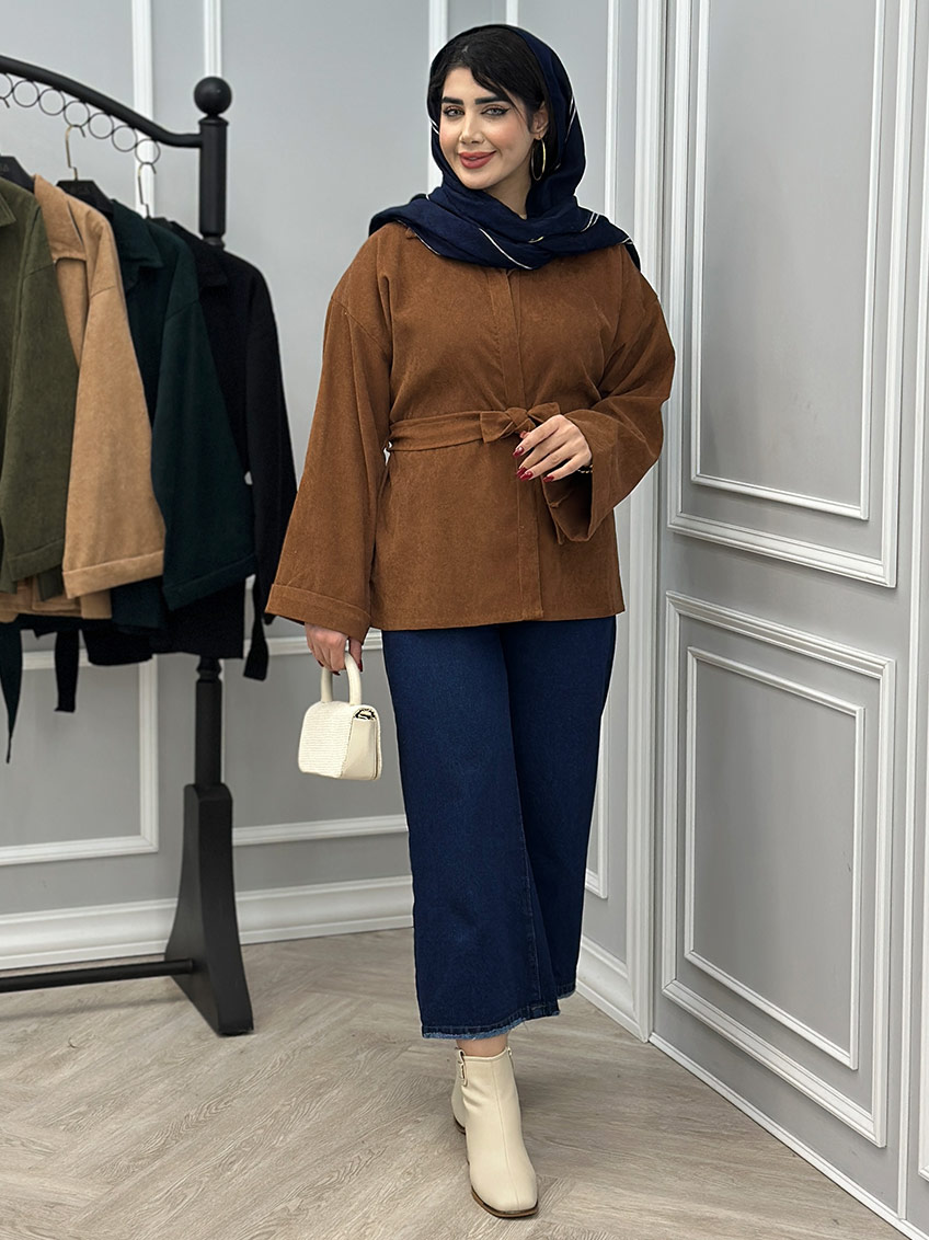 شومیز قهوه ای 1