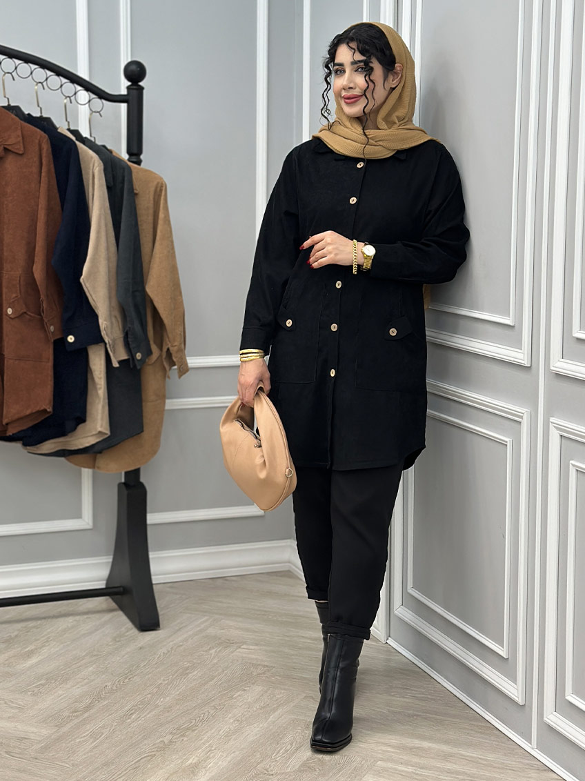 مانتو مشکی 1