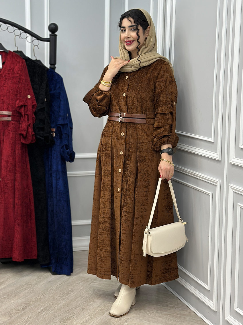 پیراهن قهوه ای 1