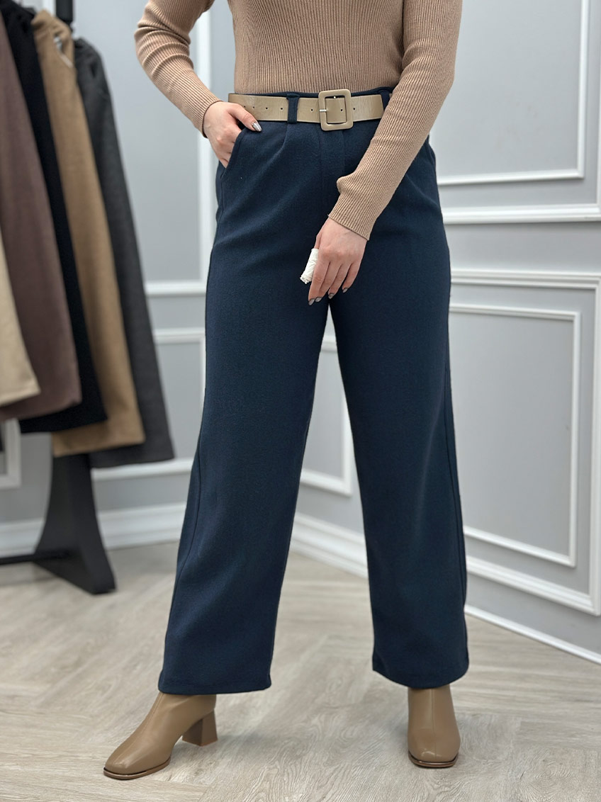 شلوار سرمه ای 1