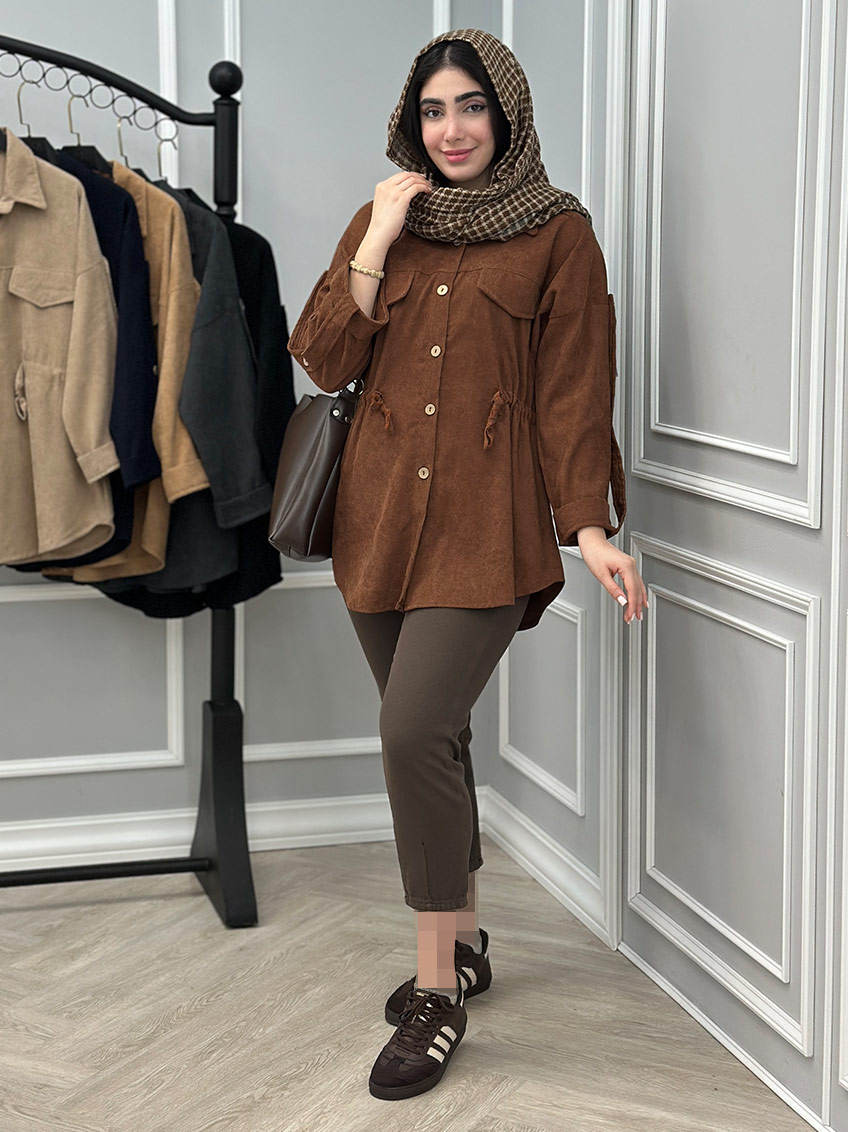 شومیز قهوه ای 1