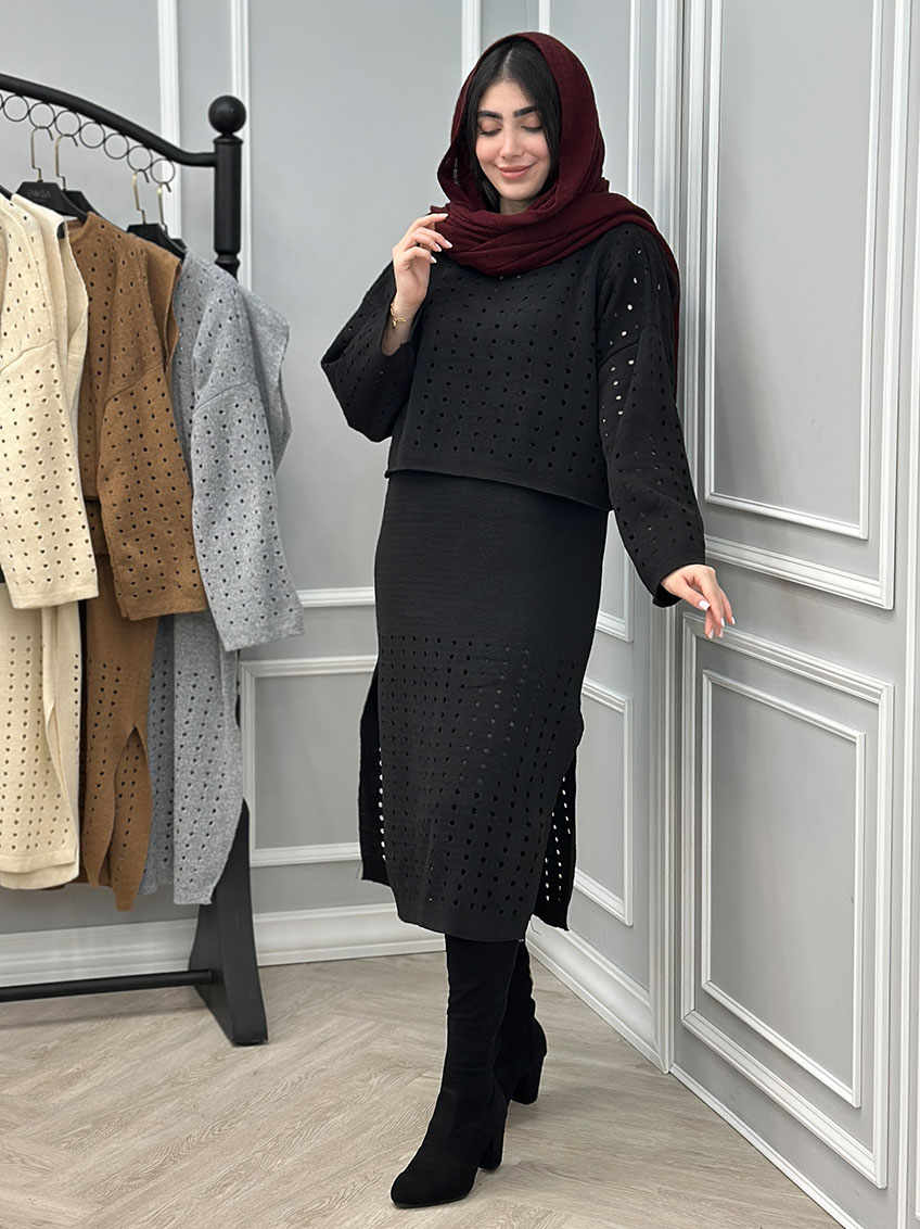 ست دو تیکه بافت مایا  1