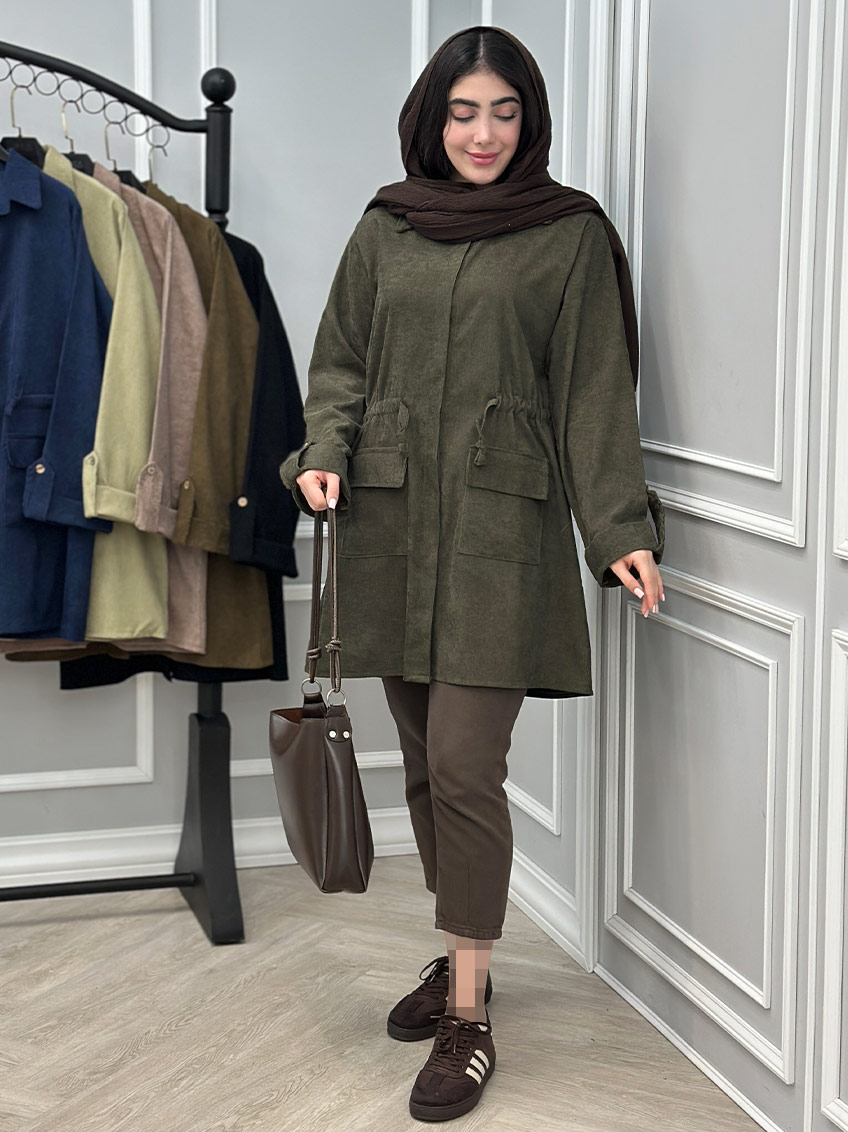 مانتو زیتونی 1