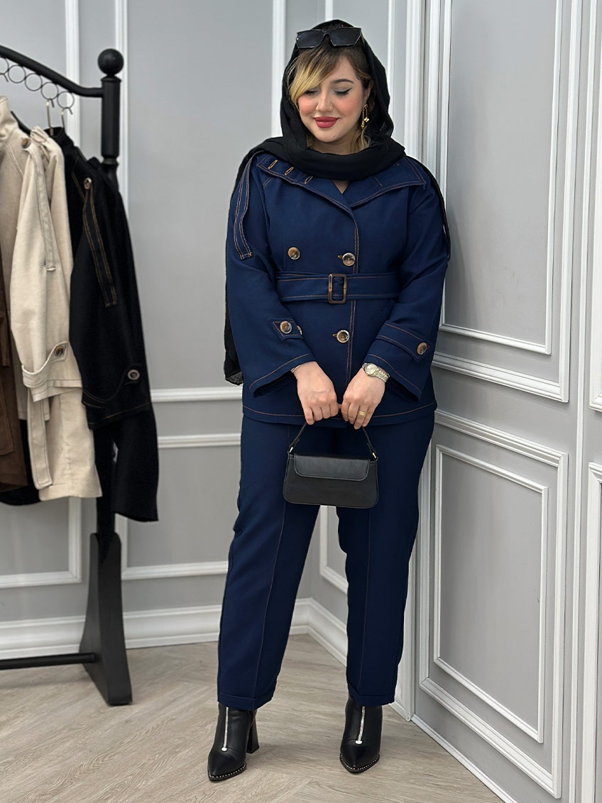 کت سرمه ای 1