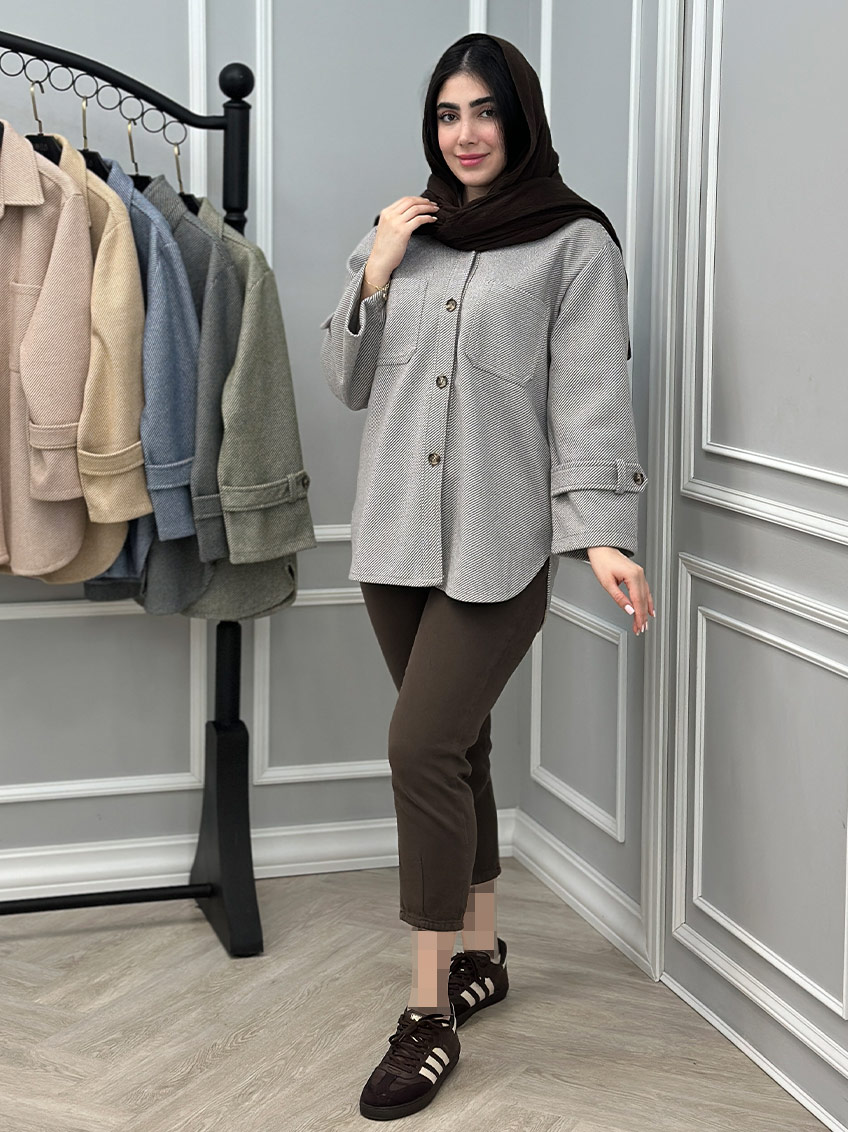 پالتو طوسی روشن 1