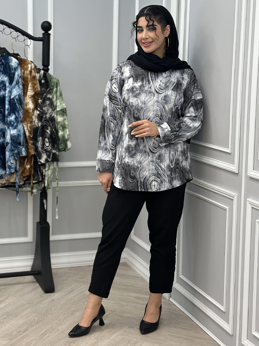 شومیز طوسی 1