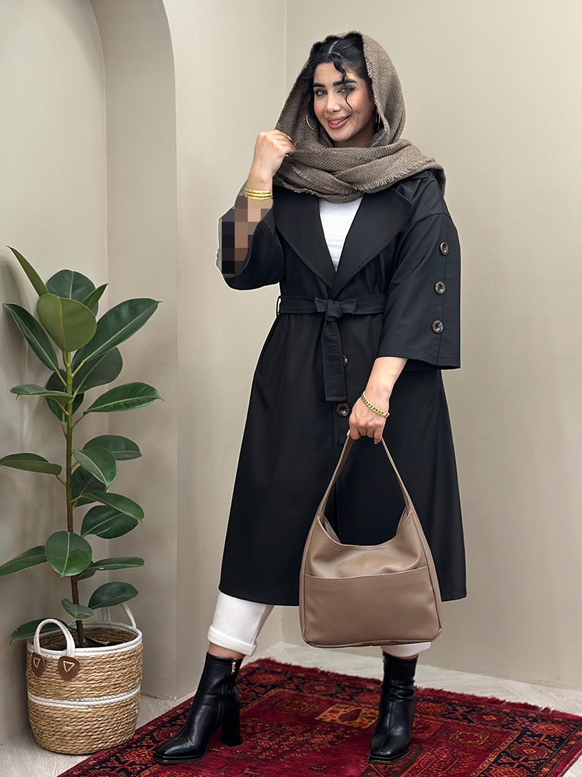 بارانی مشکی 1