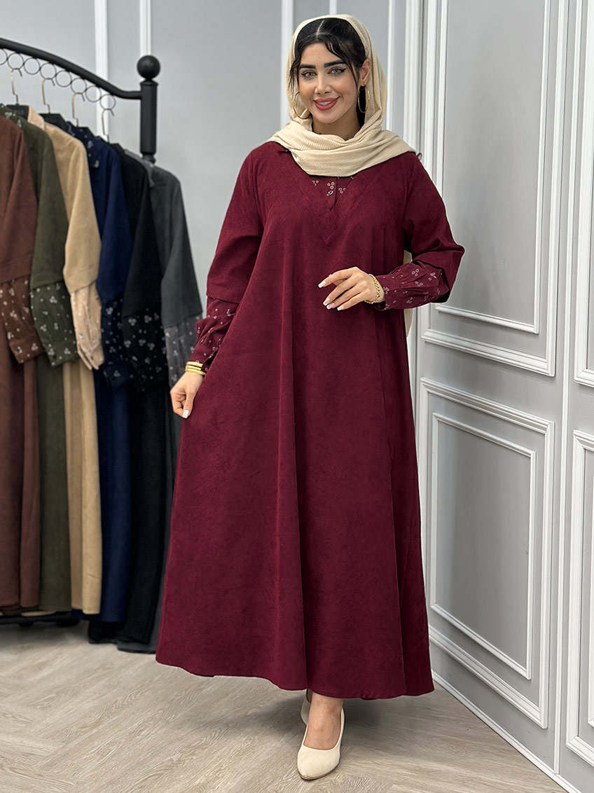 پیراهن زرشکی 1