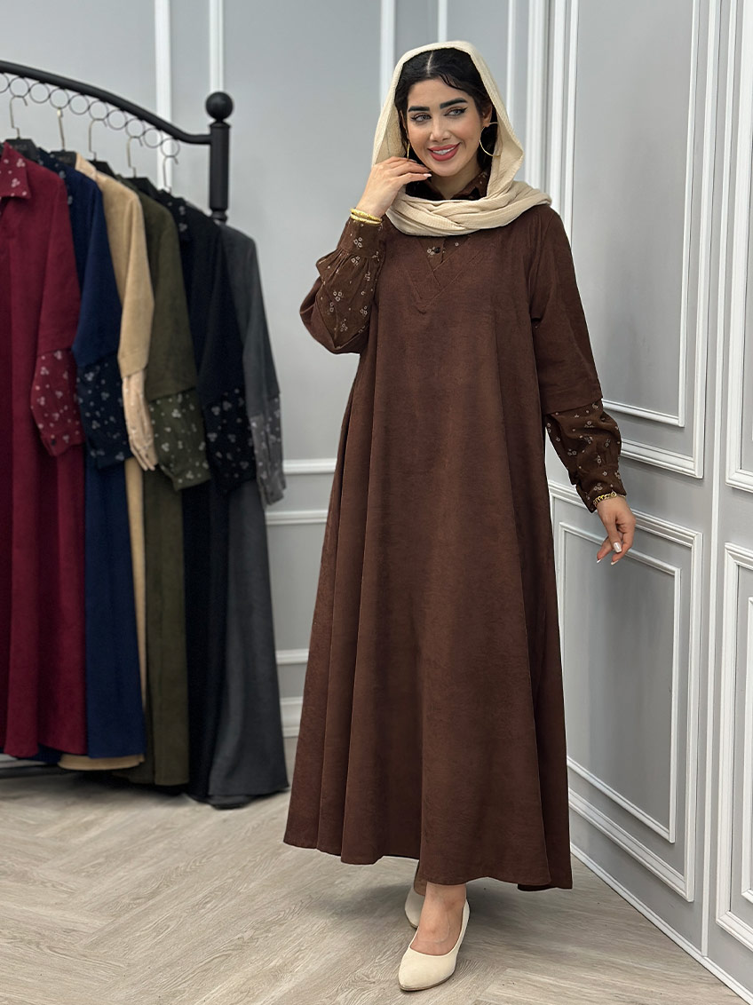 پیراهن قهوه ای 1