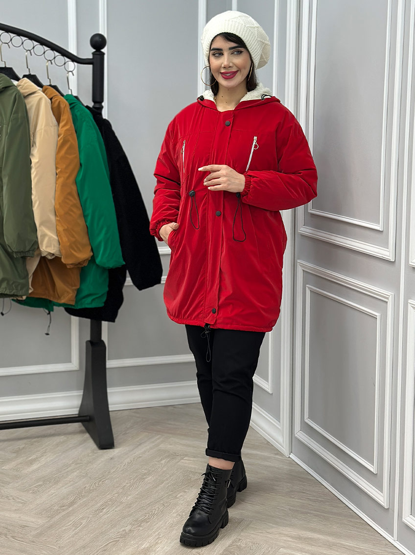 کاپشن قرمز 1