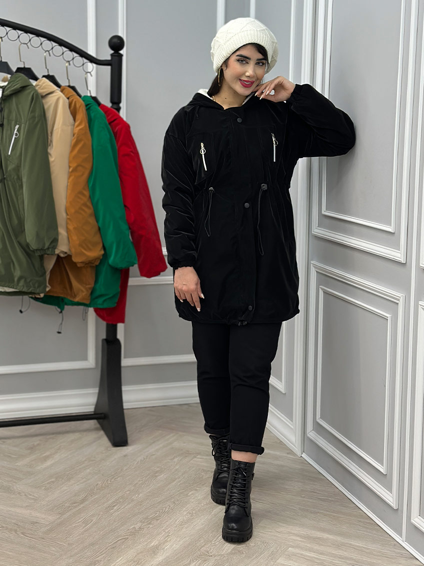 کاپشن مشکی 1