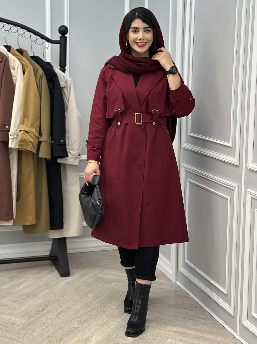 بارانی زرشکی 1