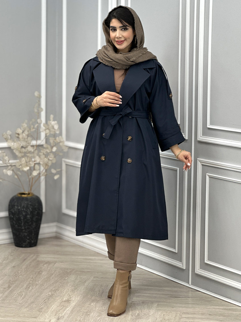 بارانی سرمه ای 1