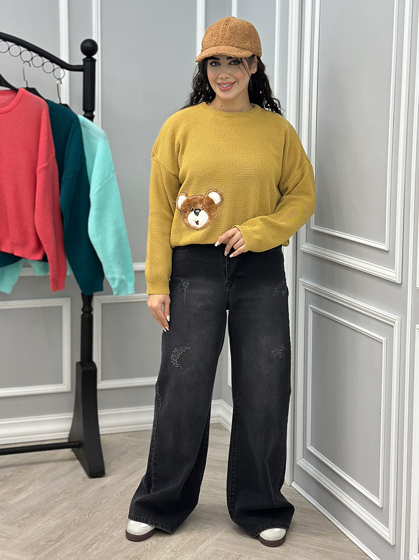 بافت خردلی 1