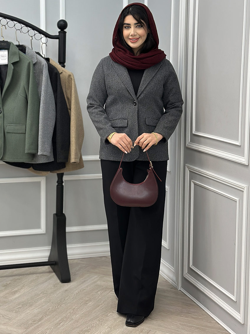 کت طوسی تیره 1