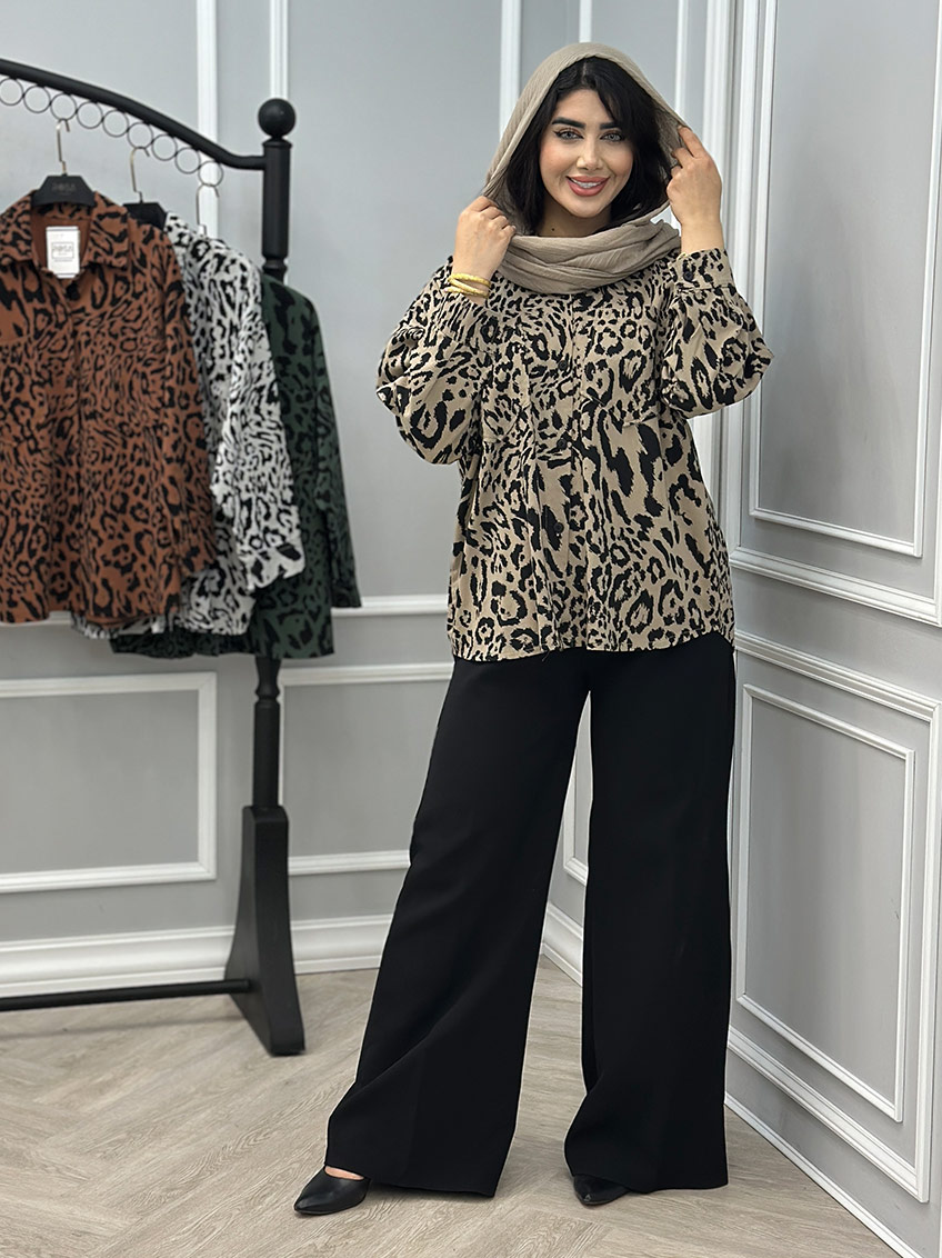 شومیز خاکی 1